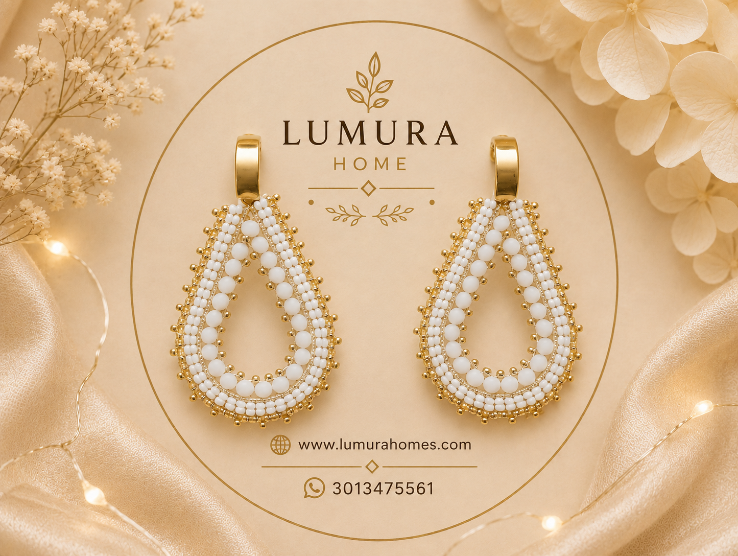 Aretes en forma de gota